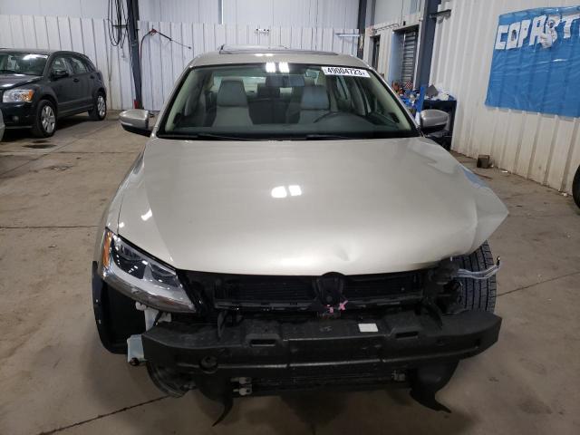 3VWLX7AJ3DM250163 - 2013 VOLKSWAGEN JETTA SEL TAN photo 5