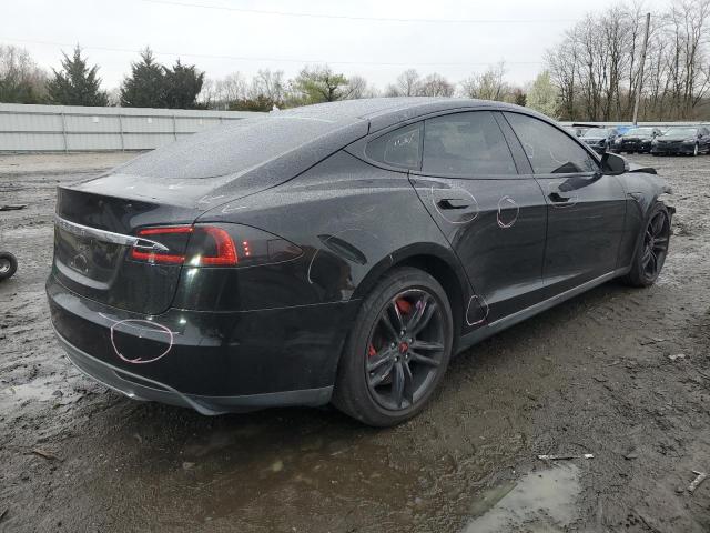 5YJSA1CG1DFP14831 - 2013 TESLA MODEL S 黑色 照片 3