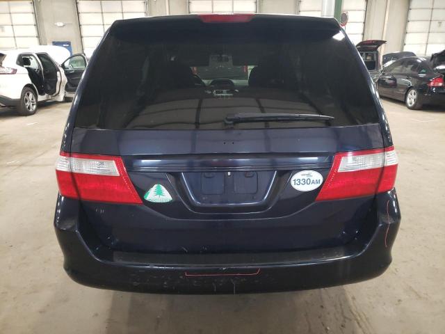 5FNRL38297B028316 - 2007 HONDA ODYSSEY LX BLUE photo 6