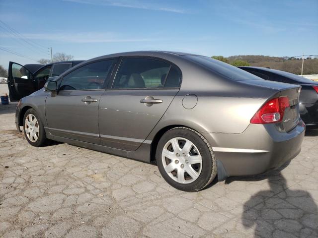 1HGFA16536L055695 - 2006 HONDA CIVIC LX GRAY photo 2