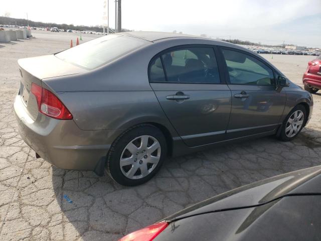 1HGFA16536L055695 - 2006 HONDA CIVIC LX GRAY photo 3