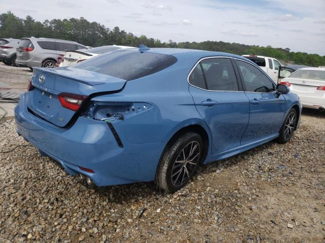 4T1G11AK8PU140488 - 2023 TOYOTA CAMRY SE NIGHT SHADE BLUE photo 3
