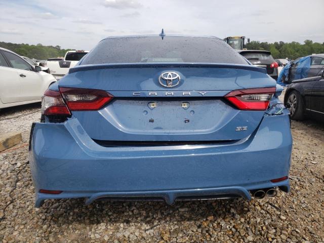4T1G11AK8PU140488 - 2023 TOYOTA CAMRY SE NIGHT SHADE BLUE photo 6