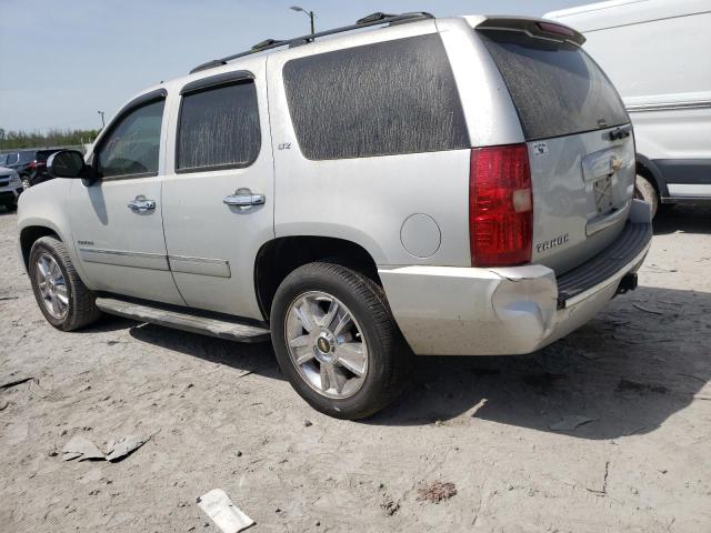 1GNUCCE02AR205343 - 2010 CHEVROLET TAHOE C1500 LTZ SILVER photo 2