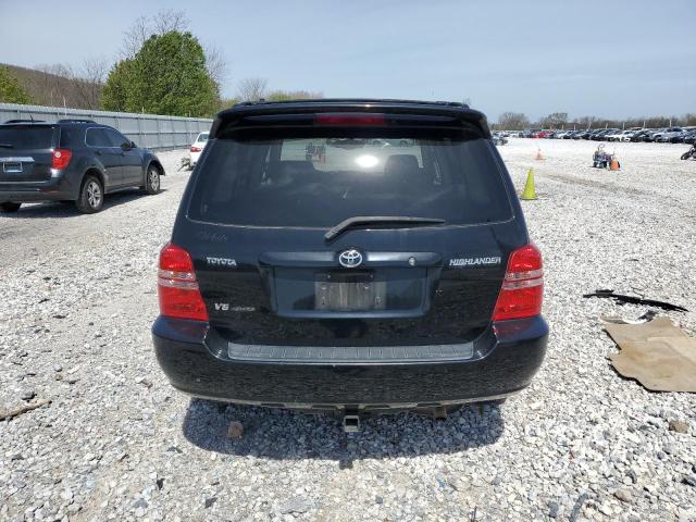 JTEHF21A330137681 - 2003 TOYOTA HIGHLANDER LIMITED BLACK photo 6