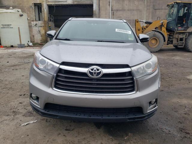 5TDDKRFH6GS250587 - 2016 TOYOTA HIGHLANDER LIMITED SILVER photo 5