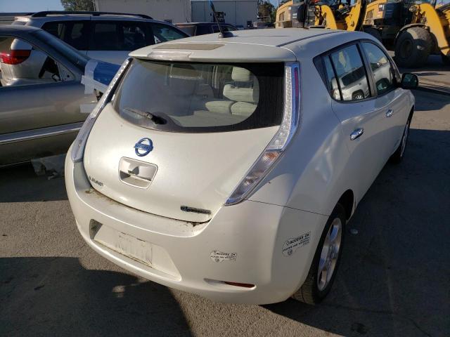 JN1AZ0CP8BT004966 - 2011 NISSAN LEAF SV WHITE photo 3