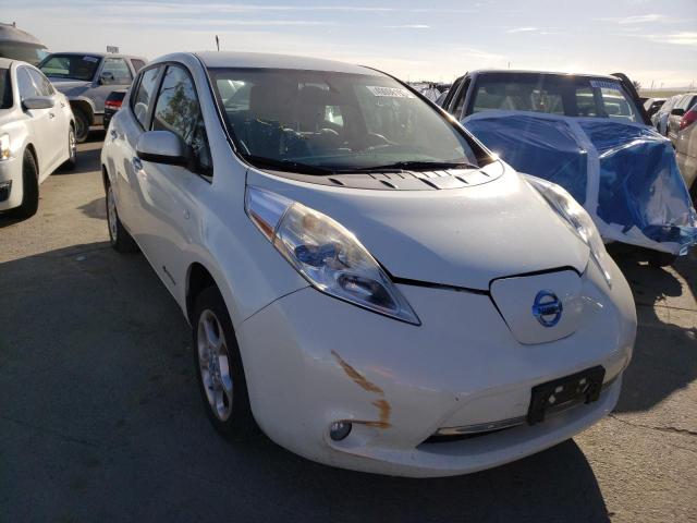 JN1AZ0CP8BT004966 - 2011 NISSAN LEAF SV WHITE photo 4