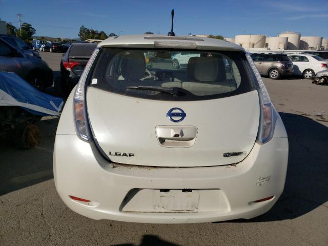 JN1AZ0CP8BT004966 - 2011 NISSAN LEAF SV WHITE photo 6