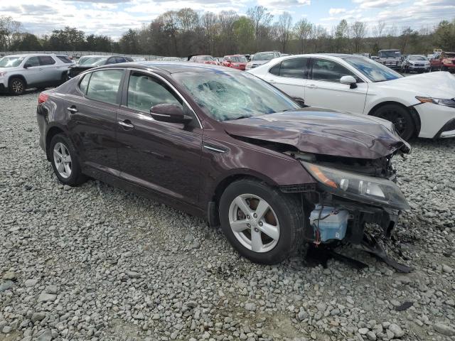 5XXGM4A76EG287534 - 2014 KIA OPTIMA LX BURGUNDY photo 4