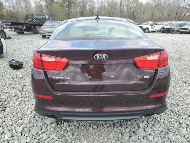 5XXGM4A76EG287534 - 2014 KIA OPTIMA LX BURGUNDY photo 6