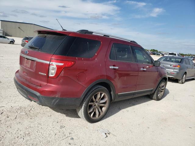 1FM5K7F86FGB58313 - 2015 FORD EXPLORER LIMITED RED photo 3