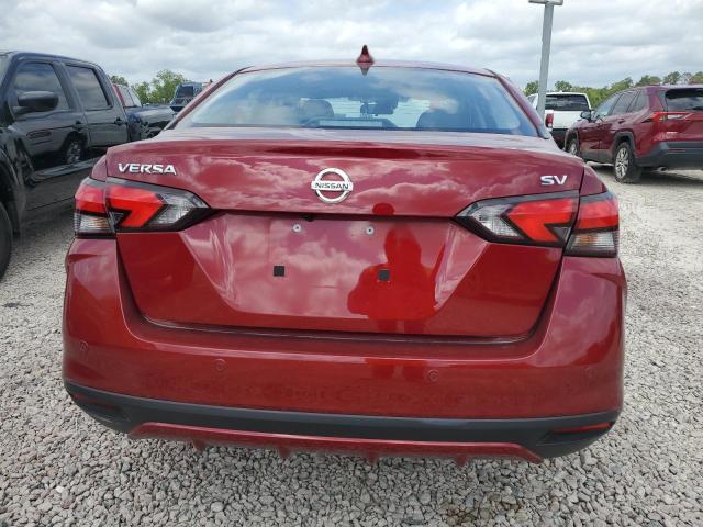 3N1CN8EV4NL849076 - 2022 NISSAN VERSA SV RED photo 6