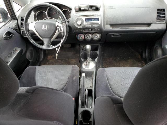 JHMGD38627S004738 - 2007 HONDA FIT S შავი ფოტო 8