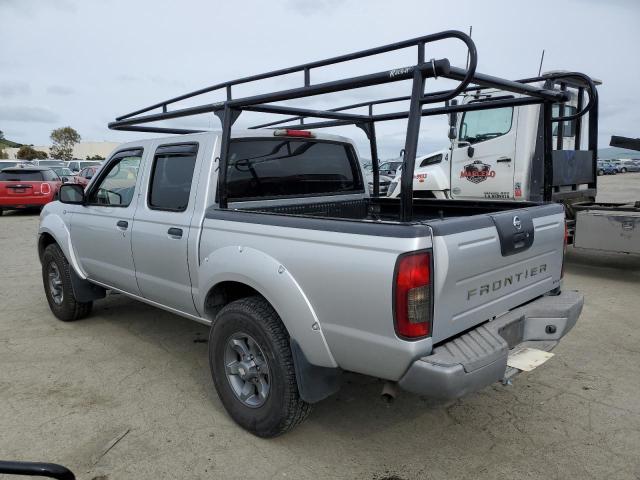 1N6ED27T94C430391 - 2004 NISSAN FRONTIER CREW CAB XE V6 SILVER photo 2