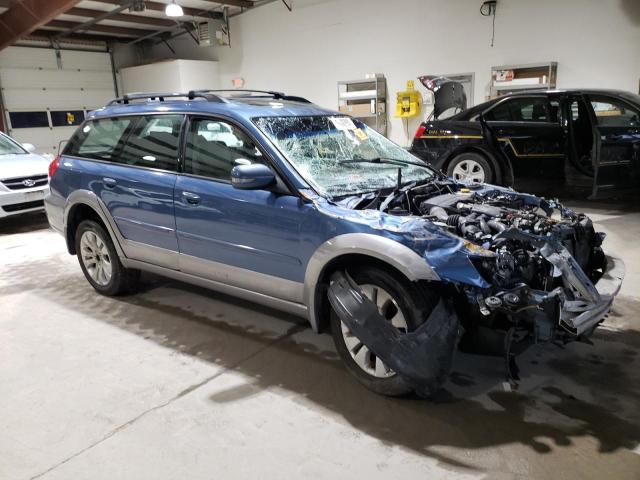 4S4BP86CX84336498 - 2008 SUBARU OUTBACK 3.0R LL BEAN BLUE photo 4