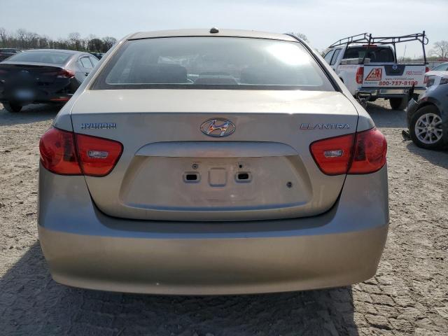 KMHDU46D68U309009 - 2008 HYUNDAI ELANTRA GLS GOLD photo 6