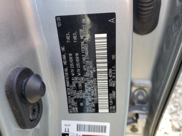 5TDBZRBH9MS079158 - 2021 TOYOTA HIGHLANDER L SILVER photo 13