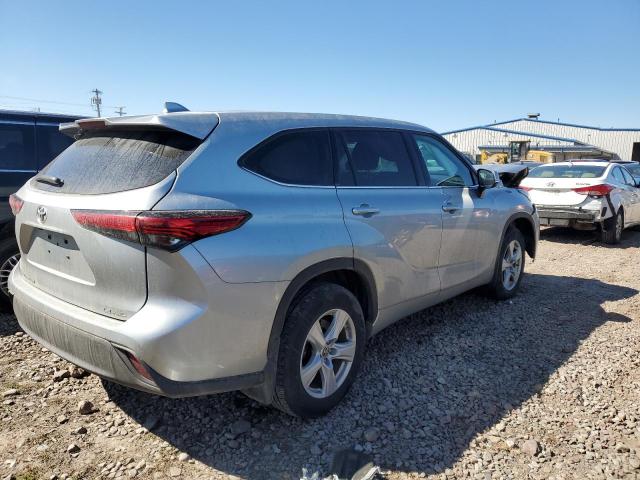 5TDBZRBH9MS079158 - 2021 TOYOTA HIGHLANDER L SILVER photo 3