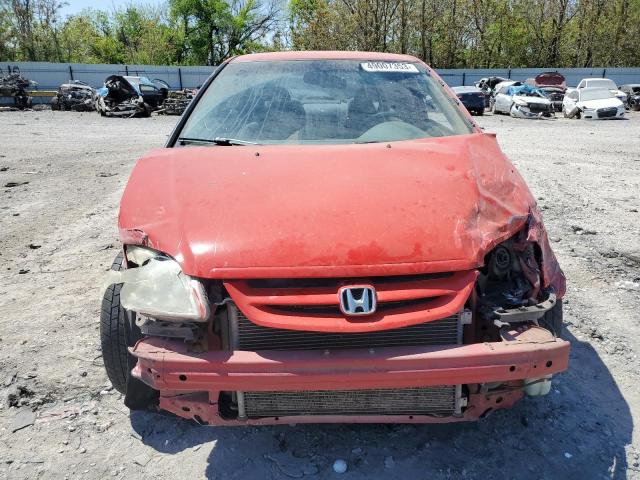 1HGEM22512L092382 - 2002 HONDA CIVIC LX RED photo 5