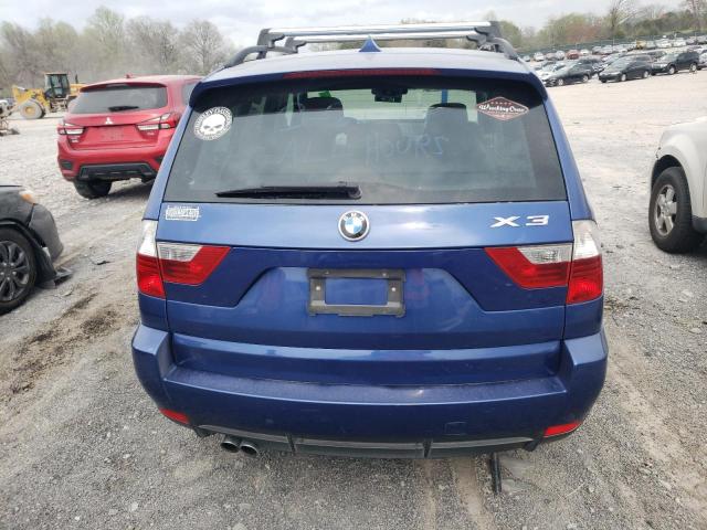 WBXPC93407WF07728 - 2007 BMW X3 3.0SI BLUE photo 6