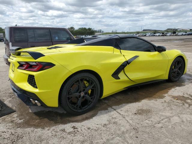 1G1YC3D48N5115490 - 2022 CHEVROLET CORVETTE STINGRAY 3LT YELLOW photo 3