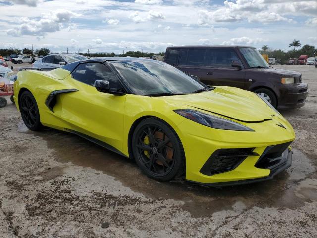 1G1YC3D48N5115490 - 2022 CHEVROLET CORVETTE STINGRAY 3LT YELLOW photo 4