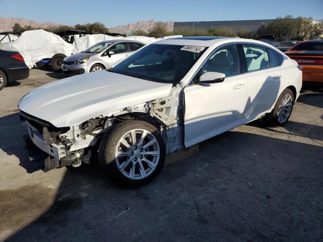 1G6DX5RK9M0108382 - 2021 CADILLAC CT5 LUXURY WHITE photo 1