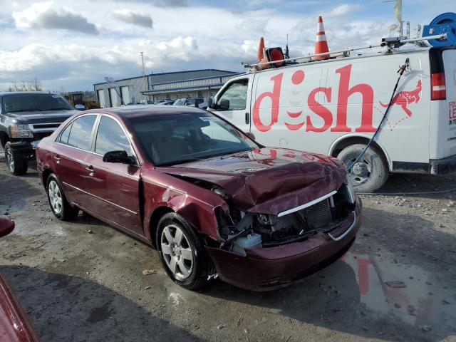 5NPET46CX9H431340 - 2009 HYUNDAI SONATA GLS BURGUNDY photo 4