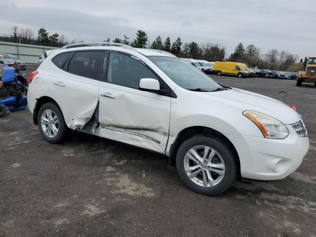 JN8AS5MV2CW402562 - 2012 NISSAN ROGUE S WHITE photo 4