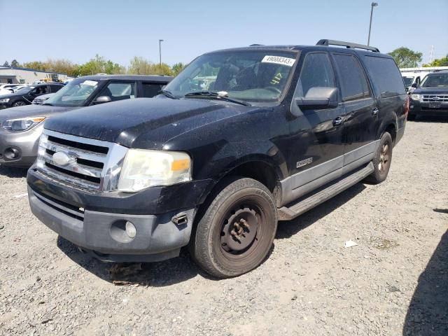 1FMFK16527LA93542 - 2007 FORD EXPEDITION EL XLT BLACK photo 1