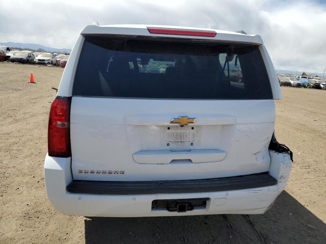 1GNSKHKC4HR300860 - 2017 CHEVROLET SUBURBAN K1500 LT WHITE photo 6