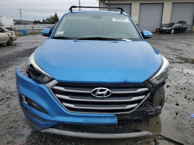 KM8J33A28HU328621 - 2017 HYUNDAI TUCSON LIMITED BLUE photo 5