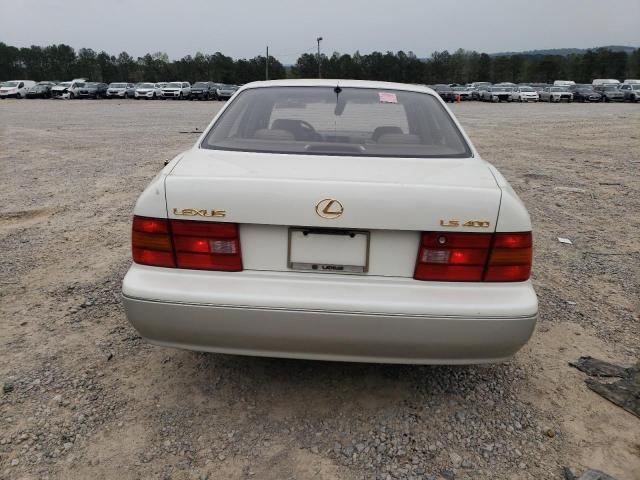 JT8UF22EXS0019306 - 1995 LEXUS LS 400 WHITE photo 6