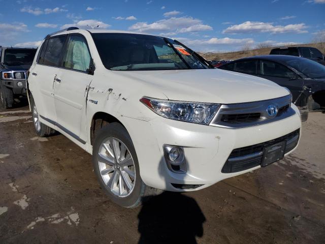 JTEDC3EH6C2009668 - 2012 TOYOTA HIGHLANDER HYBRID LIMITED WHITE photo 4