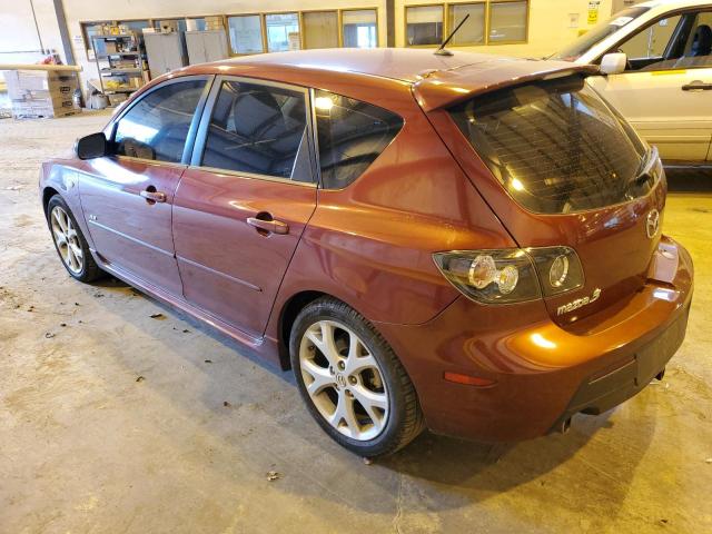 JM1BK343381145564 - 2008 MAZDA 3 HATCHBACK MAROON photo 2