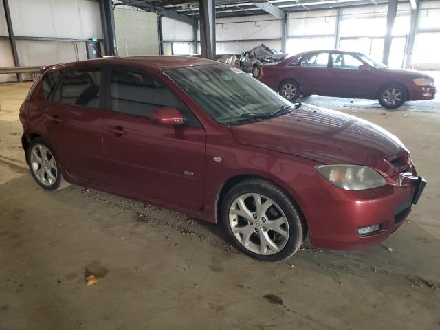 JM1BK343381145564 - 2008 MAZDA 3 HATCHBACK MAROON photo 4