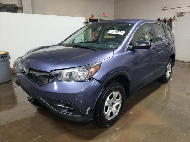 5J6RM4H33EL071307 - 2014 HONDA CR-V LX BLUE photo 1