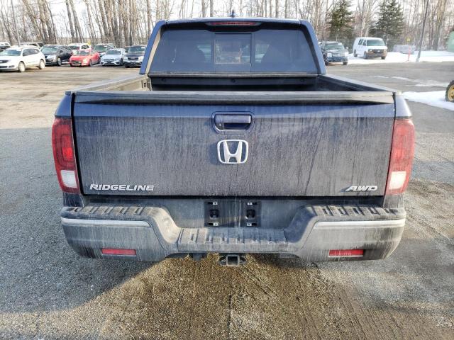 5FPYK3F54LB020704 - 2020 HONDA RIDGELINE RTL BLUE photo 6