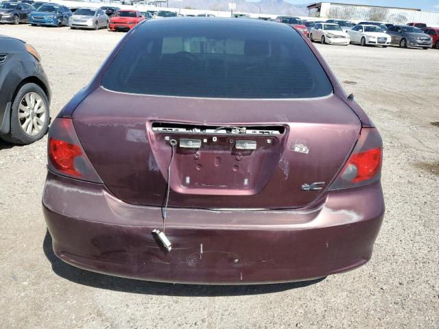 JTKDE177270177339 - 2007 TOYOTA SCION TC ბურგუნდია ფოტო 6