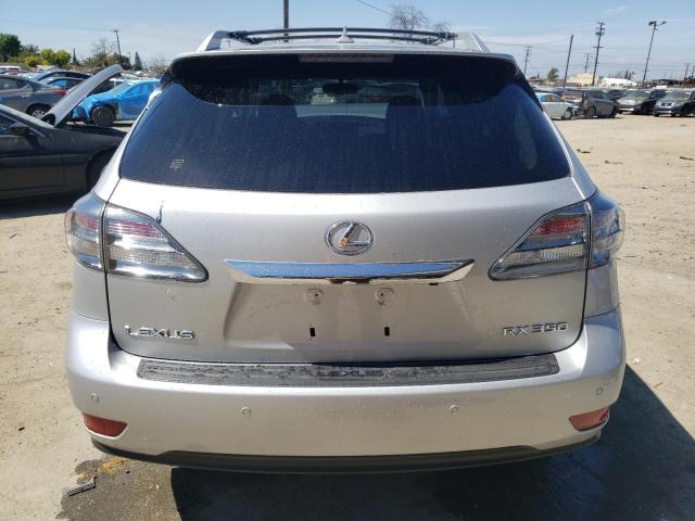 JTJZK1BA4A2002592 - 2010 LEXUS RX 350 SILVER photo 6