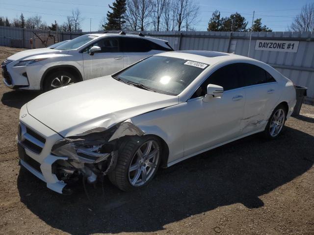 WDDLJ9BB1EA097312 - 2014 MERCEDES-BENZ CLS 550 4MATIC WHITE photo 1