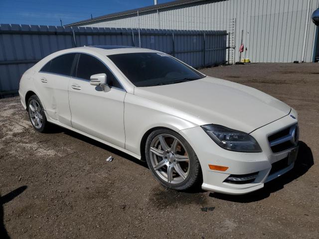 WDDLJ9BB1EA097312 - 2014 MERCEDES-BENZ CLS 550 4MATIC WHITE photo 4