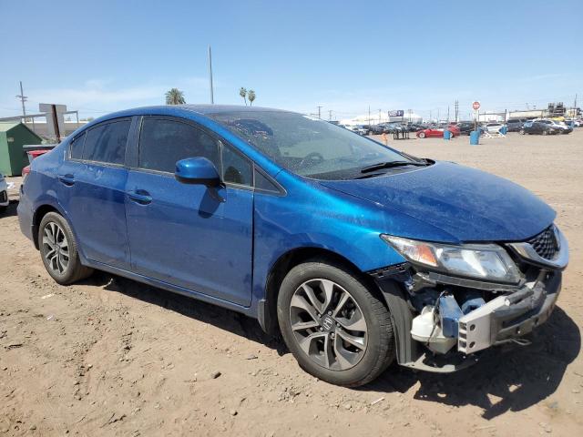 2HGFB2F97DH536288 - 2013 HONDA CIVIC EXL 蓝色 照片 4