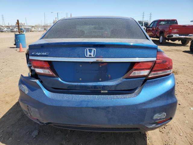 2HGFB2F97DH536288 - 2013 HONDA CIVIC EXL 蓝色 照片 6