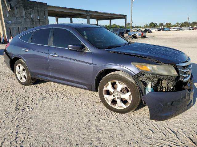 5J6TF1H54CL005734 - 2012 HONDA CROSSTOUR EXL ლურჯი ფოტო 4