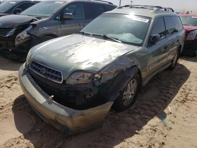 4S3BH675046615219 - 2004 SUBARU LEGACY OUTBACK AWP GREEN photo 1