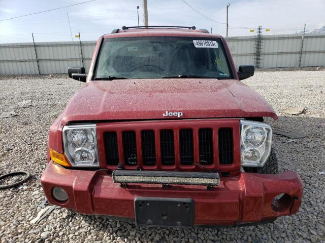 1J8HG48NX6C173823 - 2006 JEEP COMMANDER RED photo 5