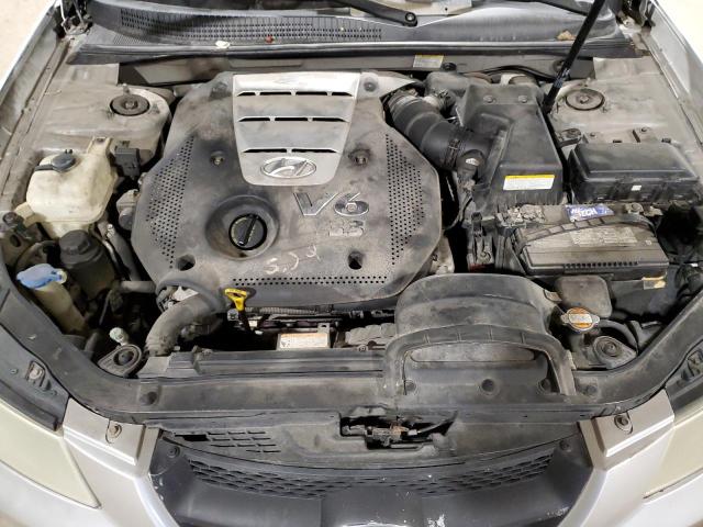 5NPEU46F16H135500 - 2006 HYUNDAI SONATA GLS SILVER photo 11