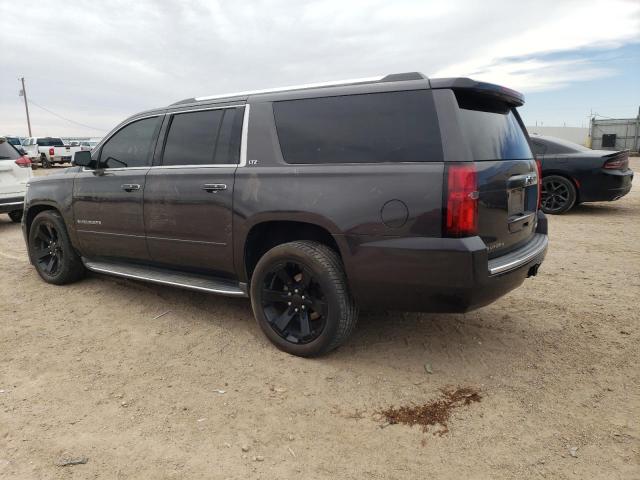 1GNSKKKC5FR308721 - 2015 CHEVROLET SUBURBAN K1500 LTZ GRAY photo 2